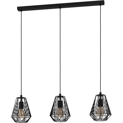 Suspension EGLO Stype Noir 3xE27 40W (1/3)
