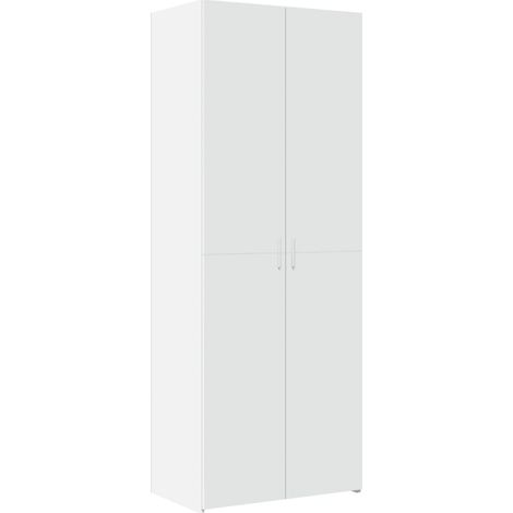 Buffet credenza cassettiera mobile contenitore organizer cucina soggiorno soggiorno alto 70 x 42,5 x 185 cm derivati del legno bianco 020032768
