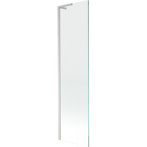 Mexen Next L paroi de baignoire à 1 vantail 50 x 150 cm, transparent, nickel brossé - 895-050-000-03-00-97 (1/5)