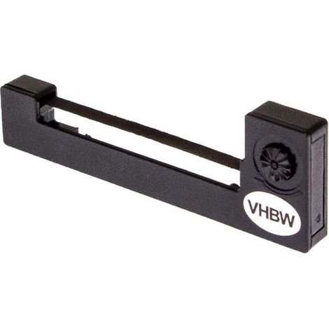 vhbw 1x Ribbon Cartridge Replacement for Epson C43S015352 for Dot Matrix, Receipt Printer - Black Ink Ribbon