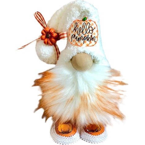 Snooze Faerie, handgefertigter und ungiftiger Filzgnom-Plüsch mit simulierten Fellbärten, 38 cm groß, sitzend, selbstständig stehend und vielseitig in verschiedenen Farben für festliche Dekorationen u (1/5)