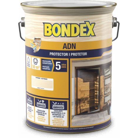 Bondex Protector madera ADN Incoloro Satinado 5 años 5 Lt