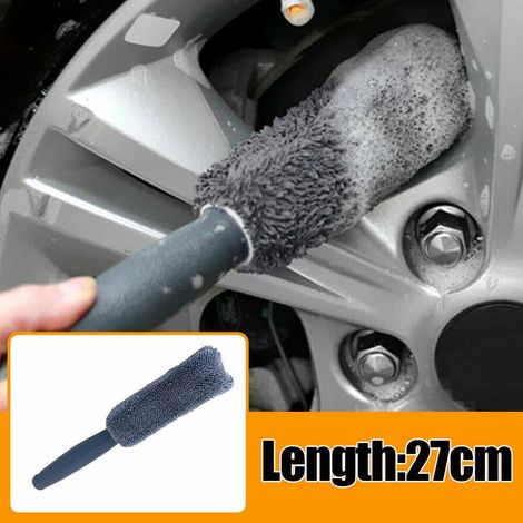 Brosse de nettoyage pour jantes de voiture, outils de nettoyage et d'esthétique automobile (1/5)