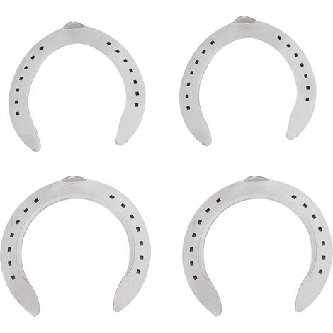 4-teiliges Hufeisen-Set aus Aluminiumlegierung, Reitzubehör, Typ 6 (1/5)