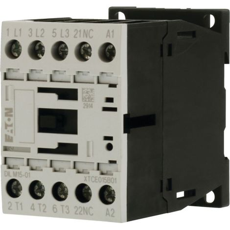 Eaton DILM15-01(24VDC) Schütz 3 Schließer 7.5 kW 24 V/DC 15.5 A 1 St. (1/3)