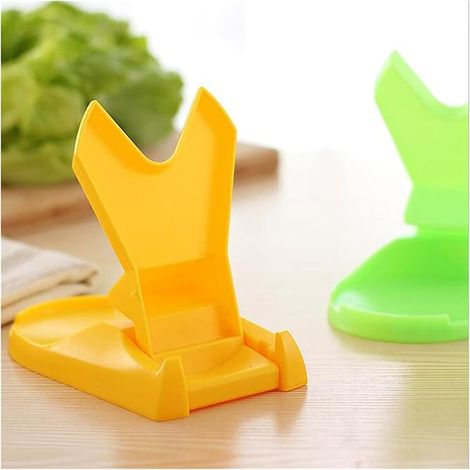 Égouttoir à vaisselle de cuisine en forme de vague, support de rangement pour casseroles, poêles et cuillères, accessoires de cuisine durables et peu encombrants. (1/5)