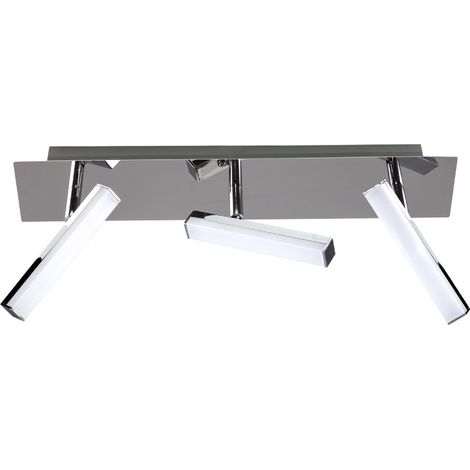 Aplique jorge 3x5w led 1200lm 3000k l.42xan.10,5xal.7,5cm cromo (1/3)