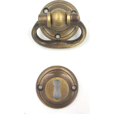 MANIGLIA COTTALI COLLO BASSO R8 OTTONE BRONZATO   CT16662OGV