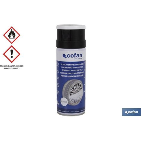 Película removible protección blanco brillo 400 ml