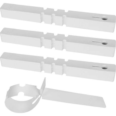 pair 300 étiquettes de plantes (blanches), étiquettes de jardinage suspendues en PVC, étiquettes suspendues enveloppantes, étiquettes de pépinière (1/4)