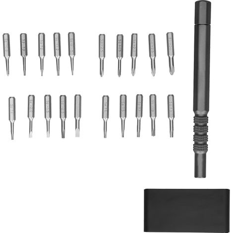 20 embouts de tournevis / 1 manche - Outils de réparation de précision pour électricien - Remplacement JM‑8170 (1/5)