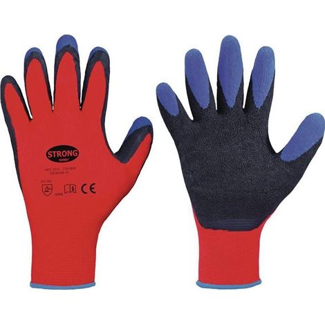 STRONGHAND gants Tip Grip taille 11 rouge/noir/bleu 12 paires ( 8000140728 ) (1/3)