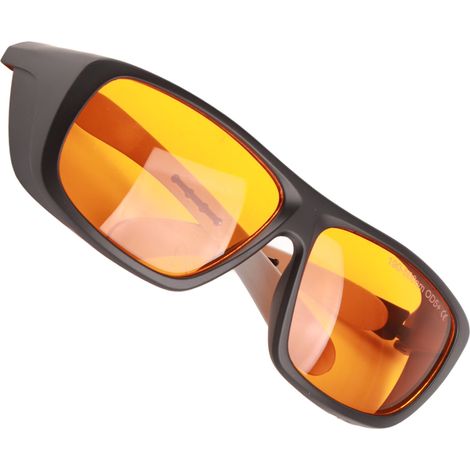 Lunettes de protection laser 190-500nm, verres plastique anti-rayonnement pour travaux fibre optique, équipement de sécurité oculaire (1/5)
