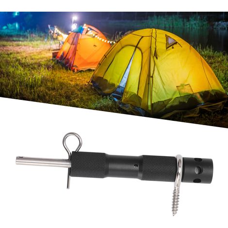 Alarma perimetral de aluminio para camping, 1 alarma, 1 anillo de montaje: sistema de alerta temprana para proteger su propiedad, versión 1