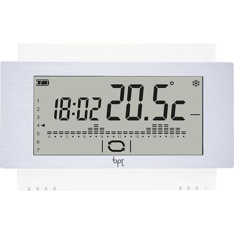 Thermostat tactile mural blanc TA/500 WH 230V (1/4)