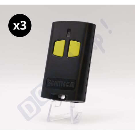 BENINCA TO.GO 2VA – Lot de 3 Télécommandes Originales 2 Canaux 433,92 MHz Advanced Rolling Code ARC 128 Bits + Rolling Code HCS (1/5)