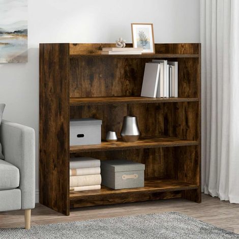 Credenza Rovere Fumo 75 x 36 x 80 cm Legno ingegnerizzato vidaXL