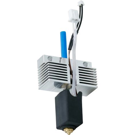 Kit extrudeur céramique 24V 80W avec radiateur gaine silicone pour Elegoo Neptune 4 Plus/Max imprimante 3D monté prêt usage buse 0.4mm filament 1.75mm PLA ABS PETG TPU bois (1/5)