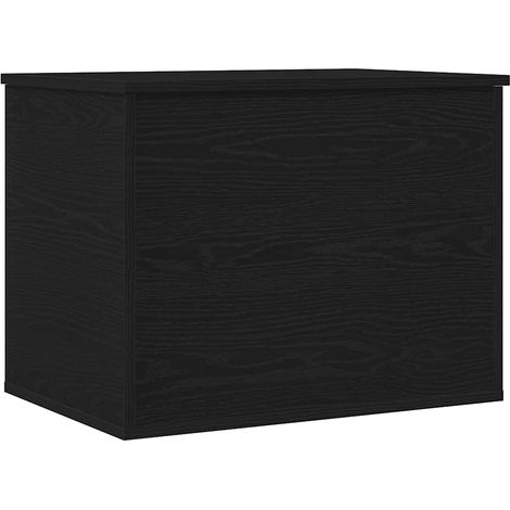 Boîte de Rangement Chêne noir 60 x 42 x 46 cm Bois d'ingénierie