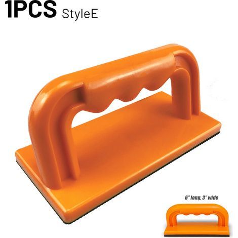 Orange foncé E Poignée de sécurité pour le travail du bois, tige de poussée, scie à panneaux, scie circulaire, scie à ruban, raboteuse, raboteuse de surface, raboteuse à pression, poussoir, alimentate (1/5)