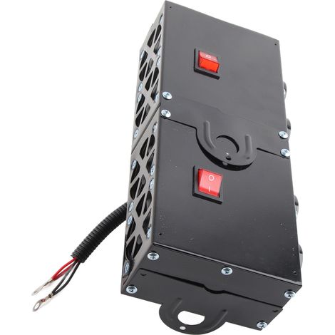 Dégivreur de pare-brise voiture 500W, chauffage 4 trous, résistance électrique pour auto, dégivrage rapide vitre, kit désembuage véhicule (1/5)