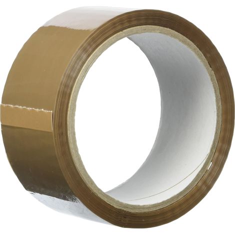 Scley 3 Stück Paketband, Klebeband Breite 45mm, Länge 66m, Packband PP, Braun Paketklebeband, Verpackungsband für Umzug, Renovierung, Sanierung, A0340-020366, 45mm x 66m (1/3)