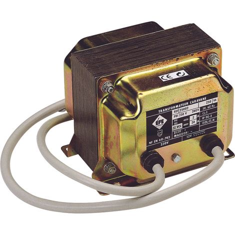 Transformateur montage interne avec fusible : 160 Watts