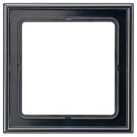 Jung Marco 1 vía, LS 990, IP 44, termoestable, negro, montaje vertical y horizontal LS 981 SW