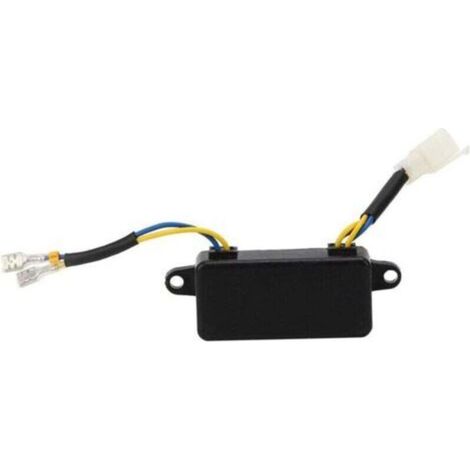 Régulateur Groupe Electrogene, Régulateur de Tension Avr 3KW, Avr pour Generateur a Essence, 250V 220UF Avr pour Générateur Essence Monophasé 2-3Kw Noir