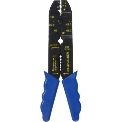 CON P Kabelschuh-Klemm-Abisolierzange 210 mm Elektrikerzangen