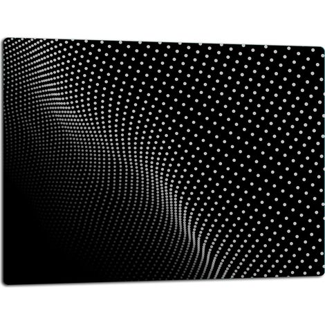 Tabla de cortar de vidrio de 52x40 cm, color negro (1/5)
