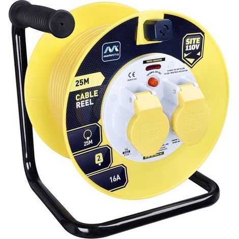 Masterplug Cable Reel 25M 16A 110V