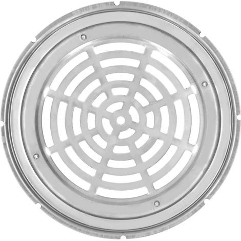 Bonde de sol ronde en acier inoxydable, accessoire pour piscine (1/5)