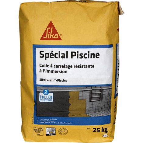 Colle à carrelage piscine (classe C2-ET) - Blanc - 25kg (1/5)