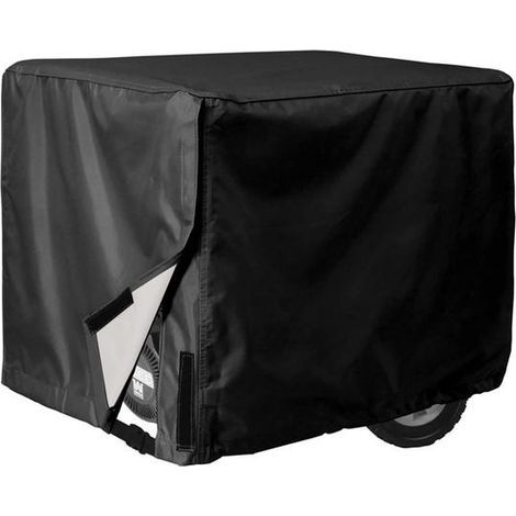 Waterproof and dustproof protective cover for generator - Fits most generators, 96 x 71 x 76 cm - Black (1/5)