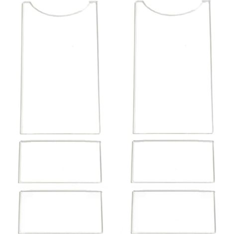 Entretoises polyvalentes en acrylique pour meubles, canapés, murs, protecteurs de meubles, gardent de l'espace pour les prises de courant (1/4)
