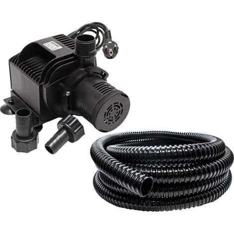 Pompe bassin de jardin débit de 4000 l/h 65W. + 5m de tuyau Pour bassin 2000 à 4000 litres environ (1/5)