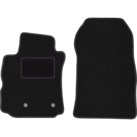 Tapis avant noirs pour monospace Renault Modus (2004-2012) (1/5)