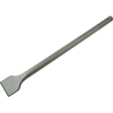 Faithfull SDS Max Straight Scaling Chisel 50 x 400mm for Heavy-Duty Masonry and Concrete Demolition (1/2)
