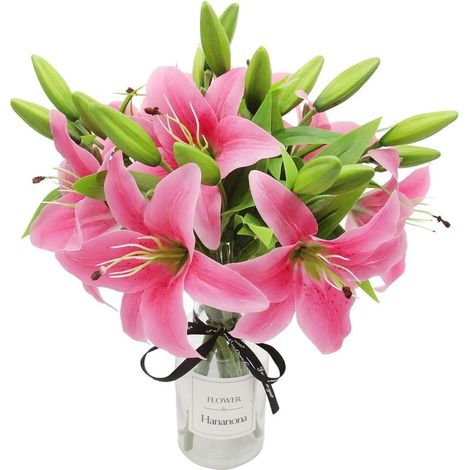 Lys artificiels (8 pièces) - Décoration florale - Plantes et fleurs-Online Store (1/5)