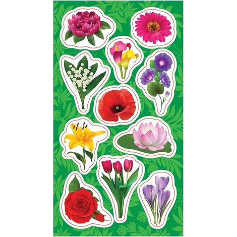 Pegatinas de flores