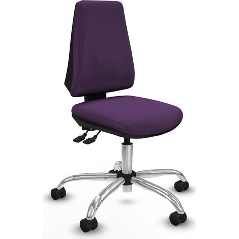 Elche AS bali morado base cromada ruedas nailon 65mm