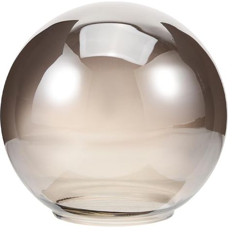 Abat-Jour Globe En Verre Fumé 15.00 Cm Abat-Jour De Suspension Remplacement De L’- En Verre Pour Luminaire Décoratif Installation Facile Pour Décorer Salon Et Chambre (1/5)
