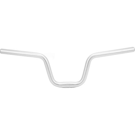 Guidon Litepro en alliage d'aluminium forme U, cintre relevé pour vélo Brompton, argent, usage urbain et sportif (1/5)