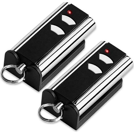 Lot de 2 émetteurs manuels de porte de garage 433,92 MHz pour portes en acier standard Entrematic RCU 433-2, RCU 433-4, EA433 2KS, T433-4 (1/5)