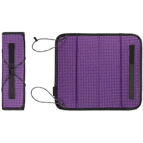 Leichtes, wasserdichtes Wanderkissen, faltbar, tragbarer Campingsitz für Outdoor-Abenteuer, lila