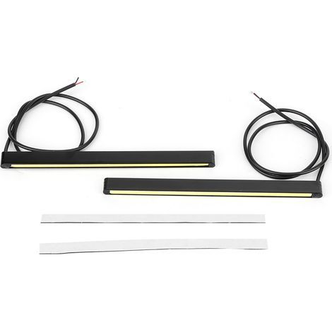 Feux de jour LED COB étanche haute luminosité Blanc 16cm Lampe DRL pour voiture (1/5)