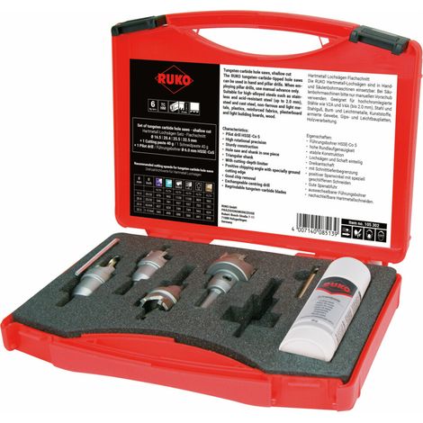 Hartmetall-Bohrer-Set, 4-teilig Ruko 105302 (1/5)