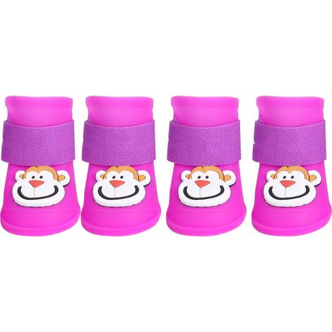 paires de chaussures décontractées pour chien et chiot, motif singe à dessin animé (taille M) (1/5)