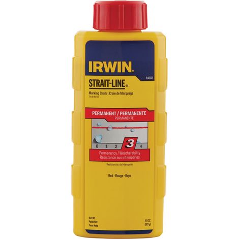 Irwin 64902 Industrial Chalk Refill – 226.8g, Red